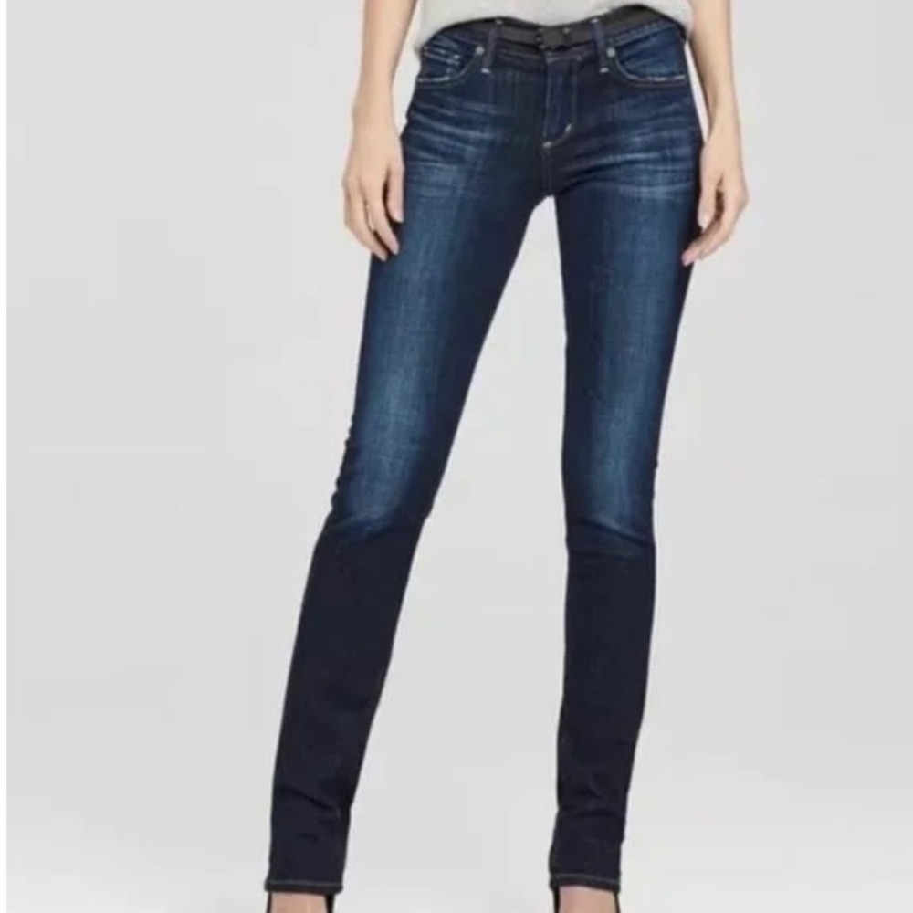 Citizens of Humanity Ava Low Rise Straight Leg Jeans Dark Wash Size 26